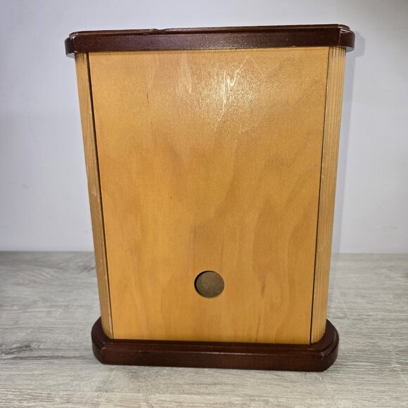 Springfield Clock Art Deco All Wood Contemporary Large Face Desk Mantle Shelf - Picture 4 of 10